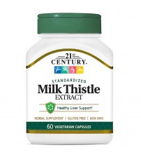 Екстракт розторопші 21st Century Standardized Milk Thistle Extract 60сaps